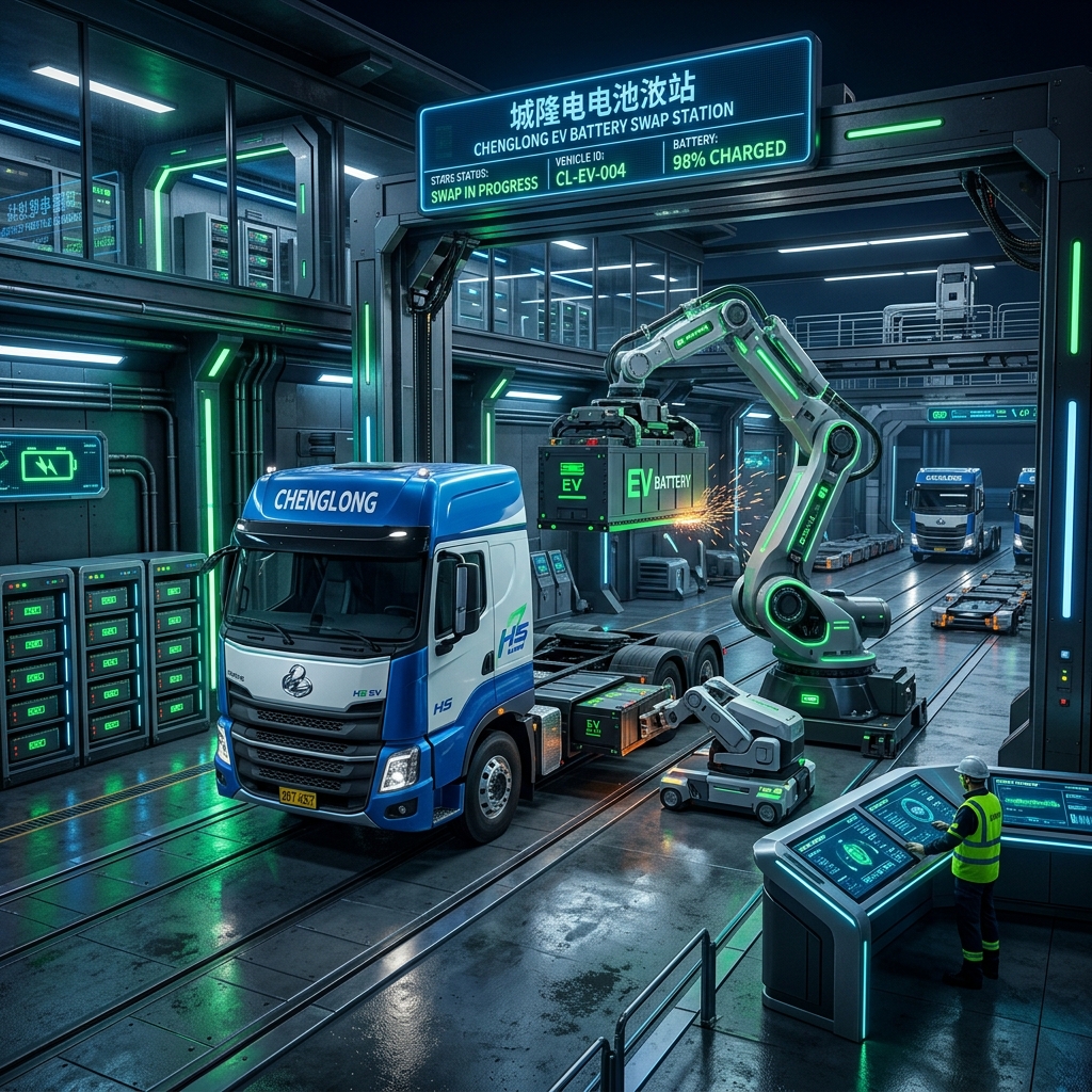 Stasiun Battery Swap Chenglong